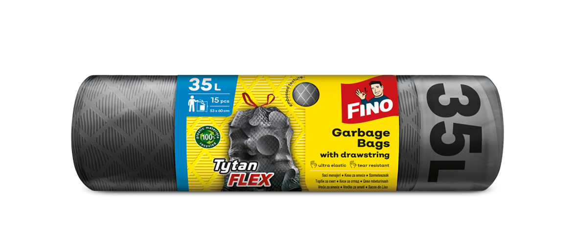 Saci menajeri cu șnur Tytan Flex 35L